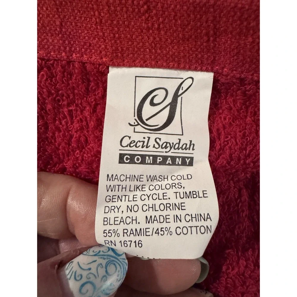 HoHoHo Christmas Towel Set By Cecil Saydah Company Body & Hand Towel